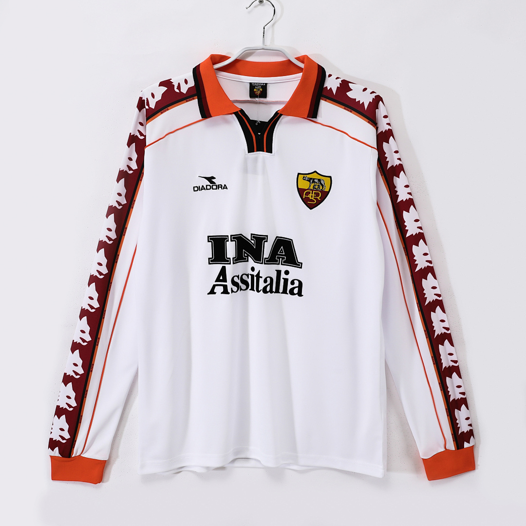 AS Roma Retro Shirt 1998/99 Away Long Sleeve — photo 1