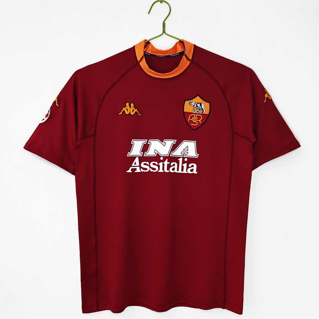 AS Roma Retro Shirt 2001/02 Home — photo 1