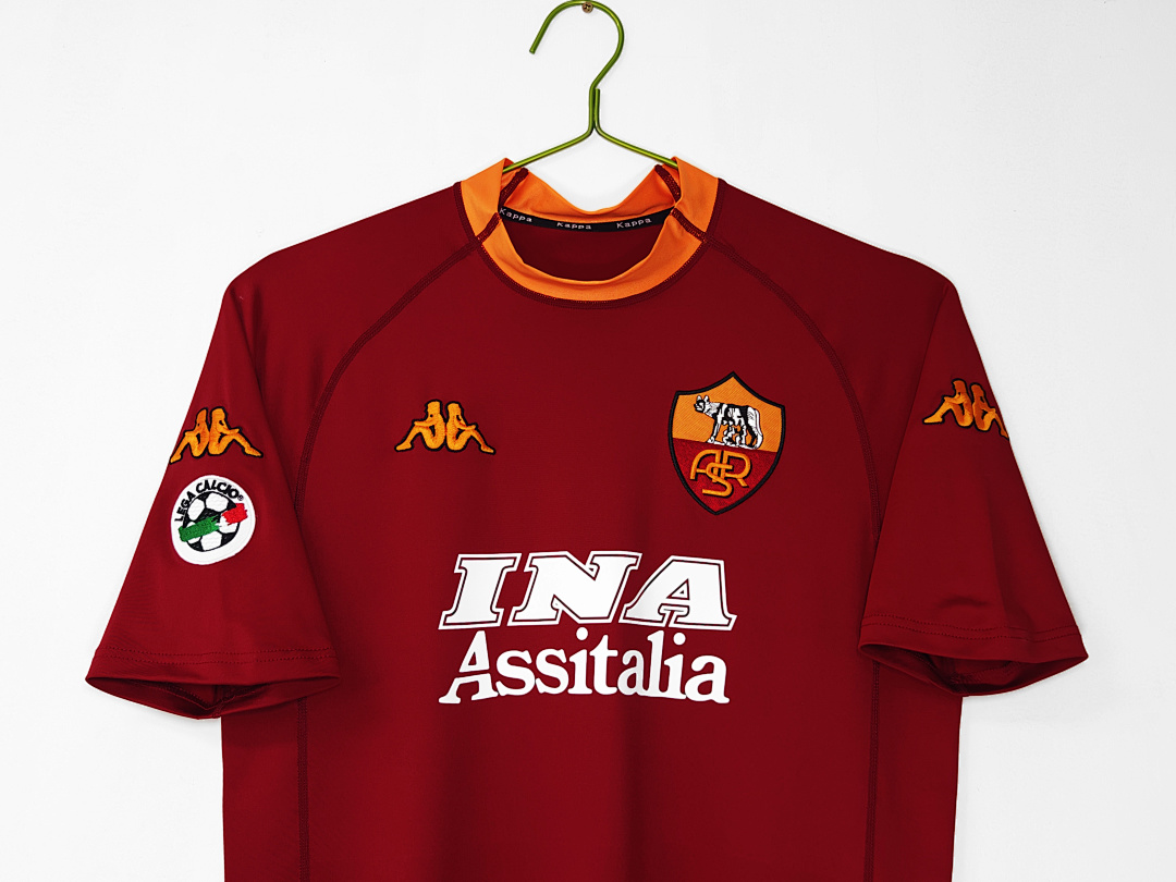 AS Roma Retro Shirt 2001/02 Home — photo 3