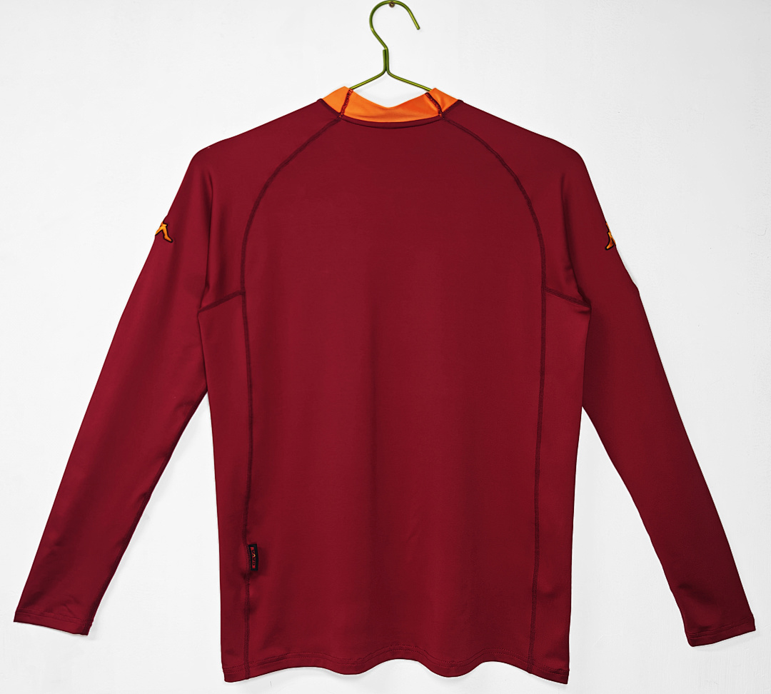 AS Roma Retro Shirt 2001/02 Long Sleeve — photo 4