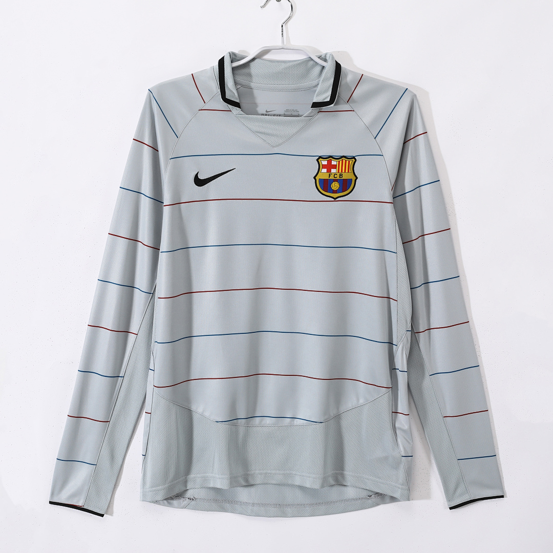 Barcelona Retro Shirt 2003/04 Away Long Sleeve — photo 1