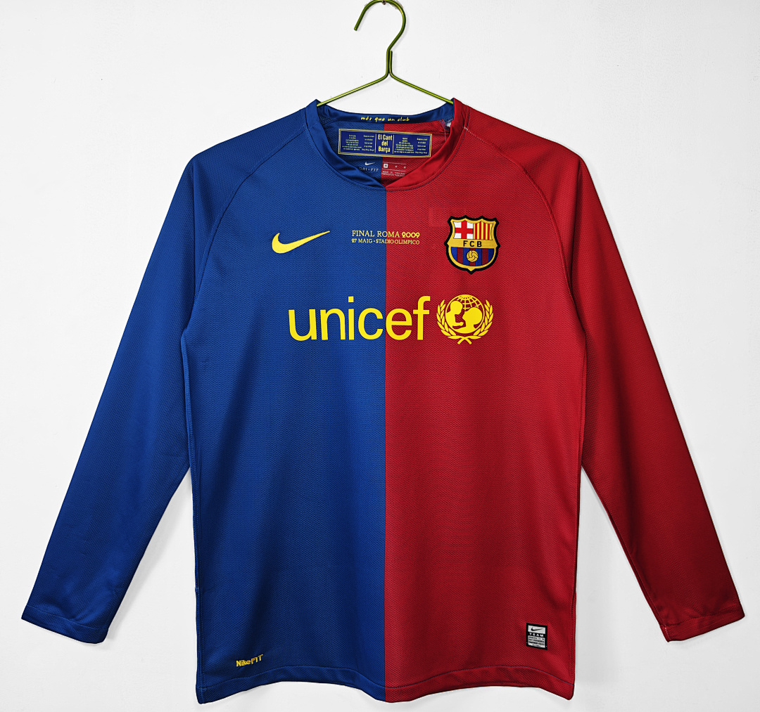 Barcelona Retro Shirt 2008/09 Home Long Sleeve — photo 1