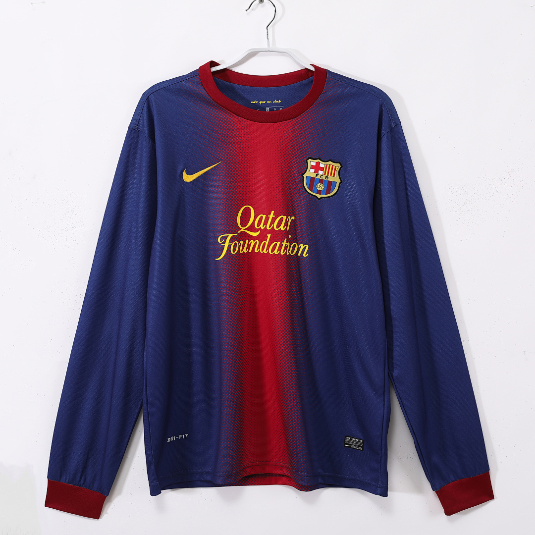 Barcelona Retro Shirt 2012/13 Home Long Sleeve — photo 1