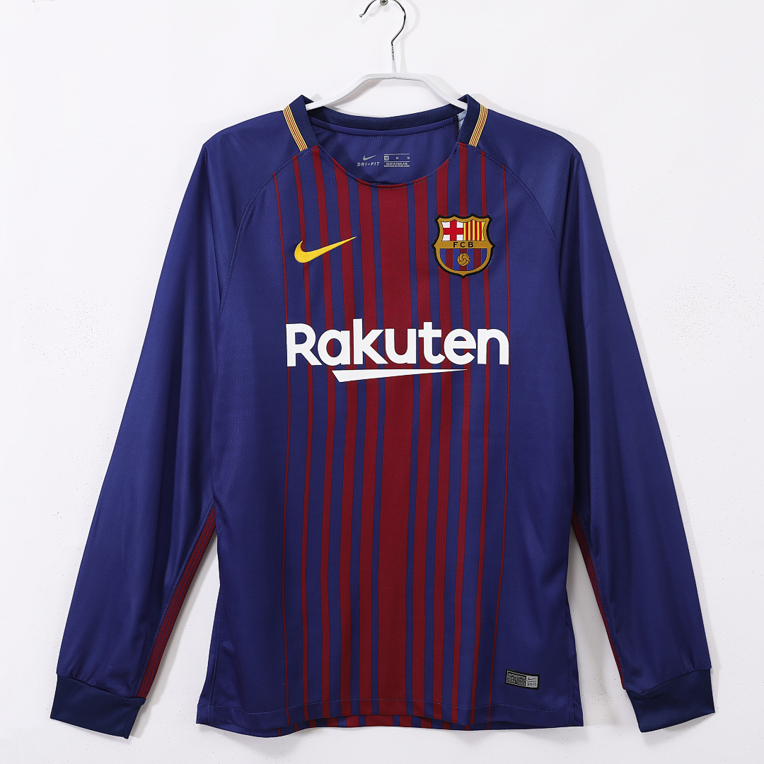 Barcelona Retro Shirt 2017/18 Home Long Sleeve — photo 1
