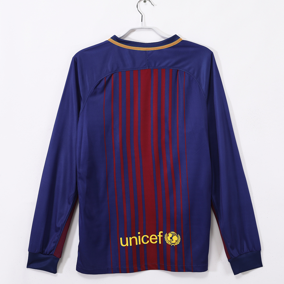 Barcelona Retro Shirt 2017/18 Home Long Sleeve — photo 4