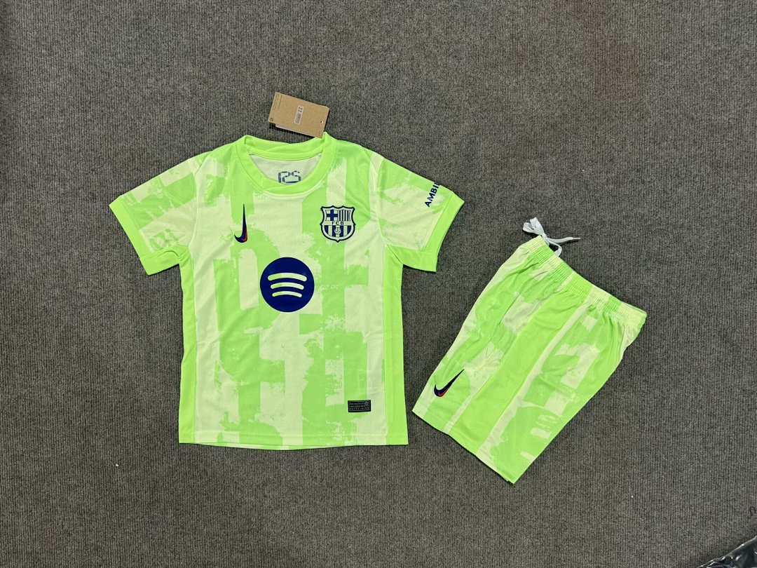 Barcelona Third Kit for Kids 2024/25 — photo 1