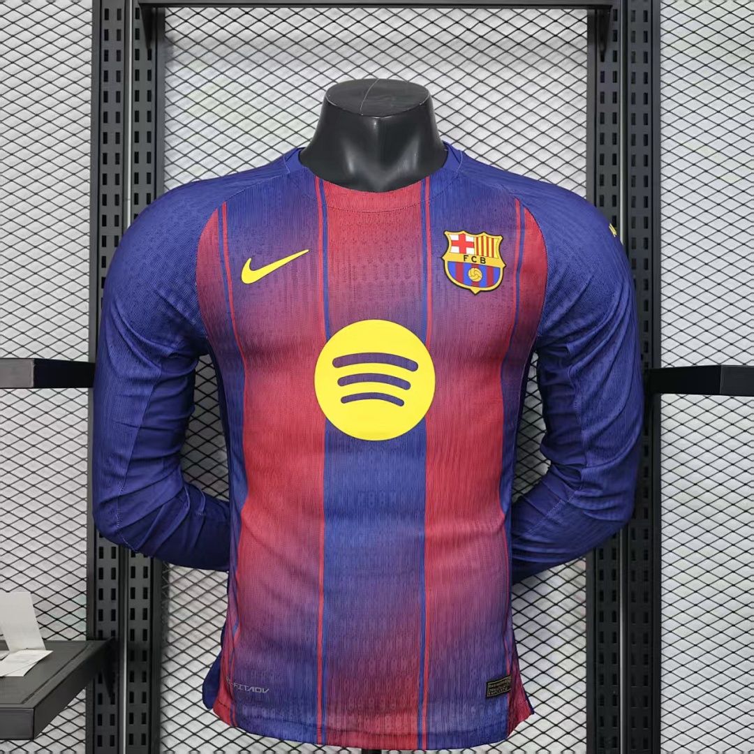 Barcelona Home Jersey 2025/26 Long Sleeve — photo 1