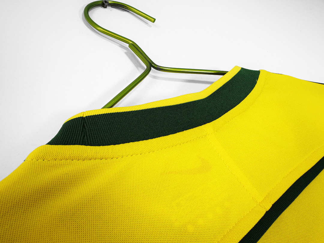 Brazil Retro Shirt 1998 Home Long Sleeve — photo 2