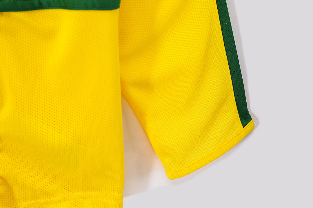 Brazil Retro Shirt 2002 Home Long Sleeve — photo 4