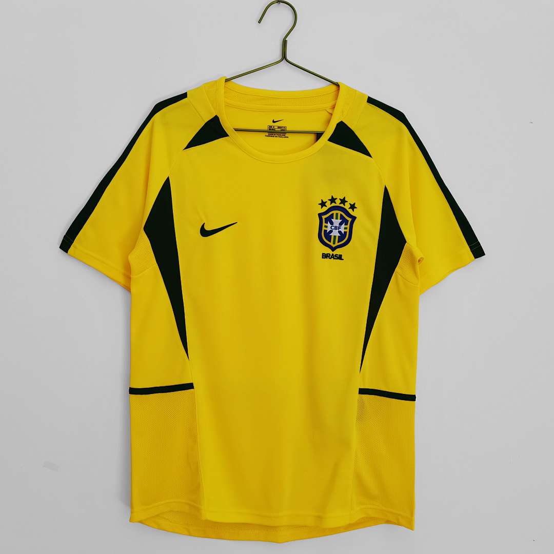 Brazil Retro Shirt 2002 Home — photo 1