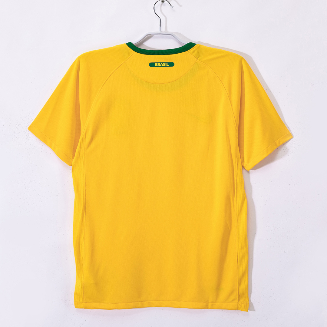 Brazil Retro Shirt 2010 Home — photo 3