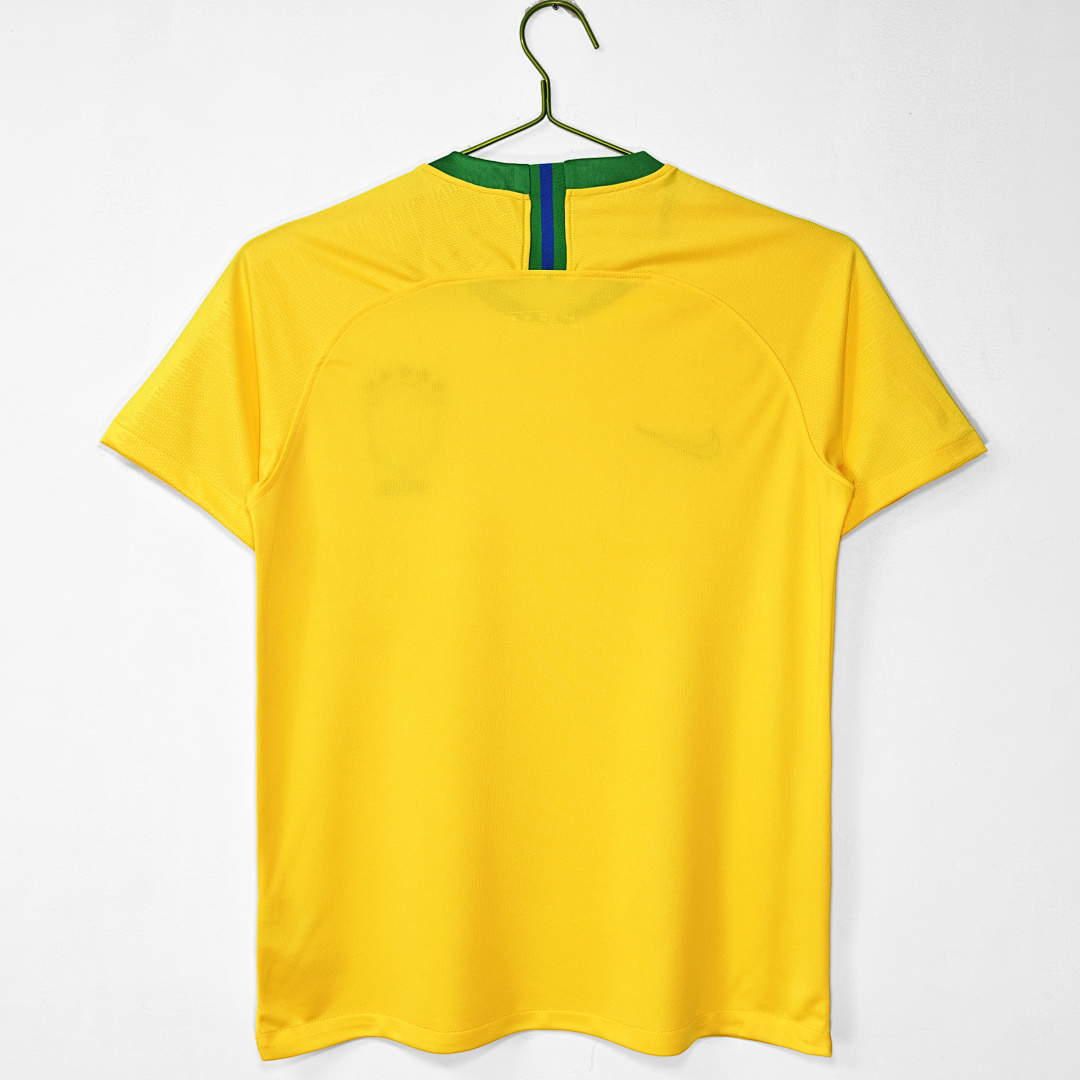 Brazil Retro Shirt 2018 Home — photo 3
