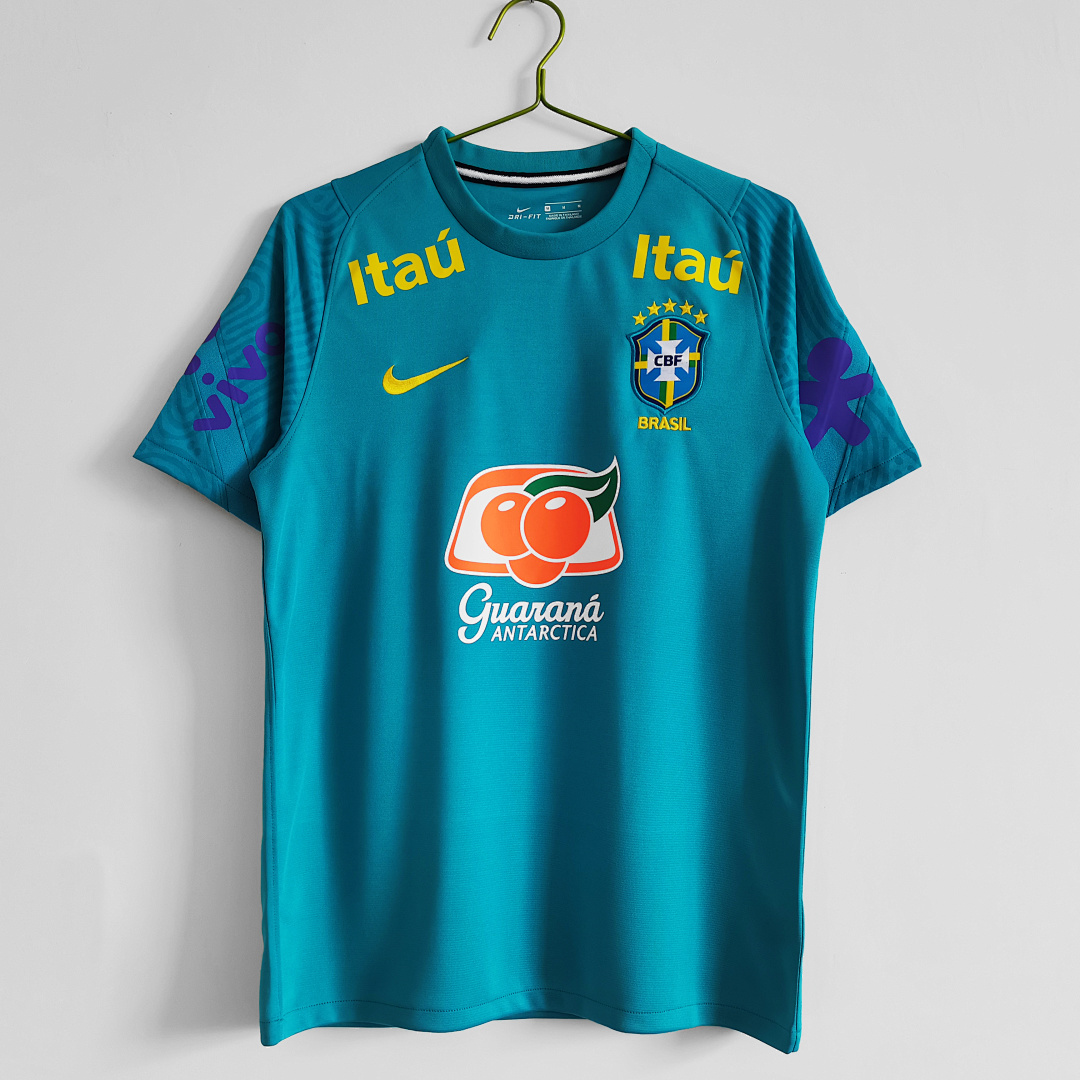 Brazil Retro Shirt 2021 Training — photo 1