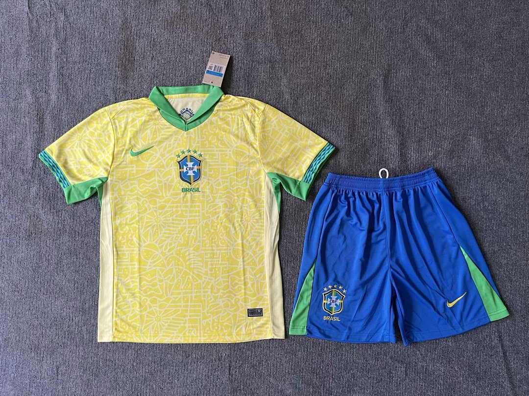 Brazil Home Kit for Adult 2024/25 — photo 1