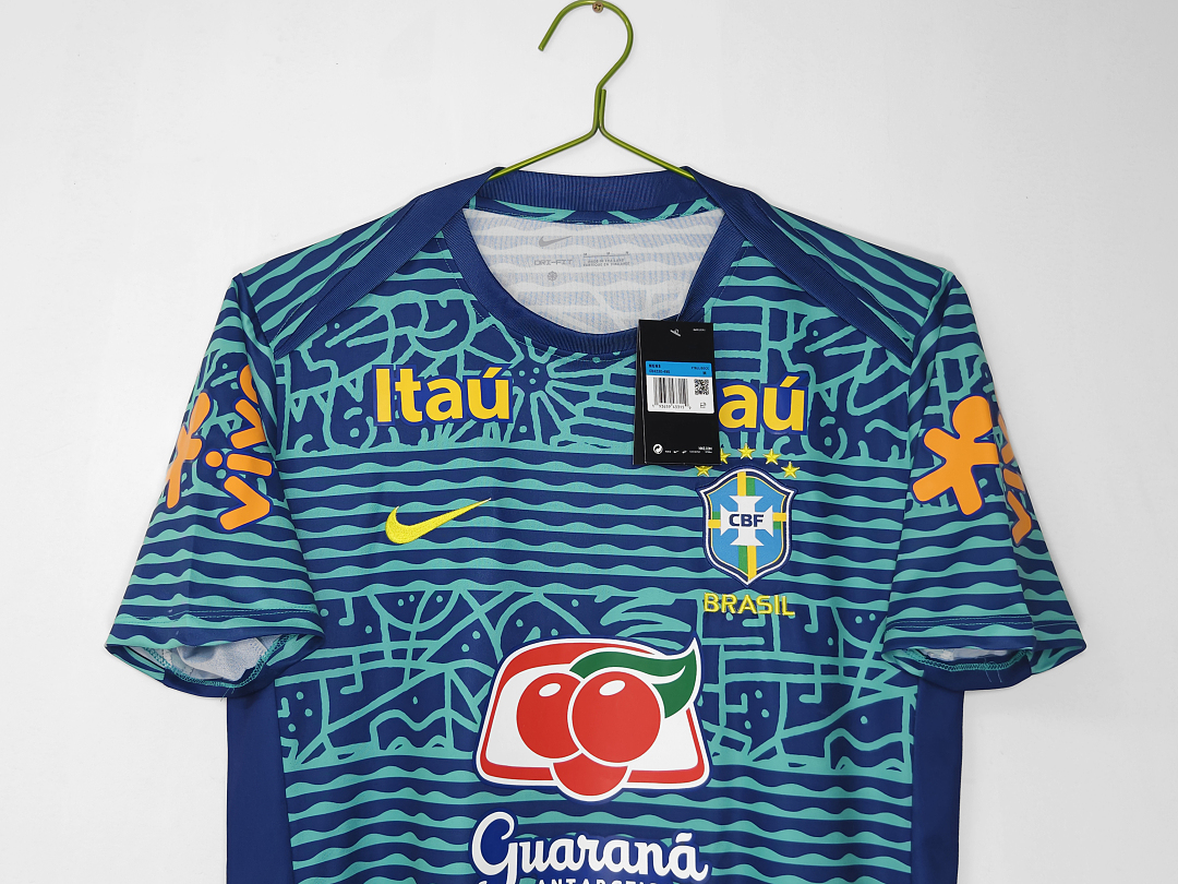 Brazil Retro Shirt 2024 Training — photo 3