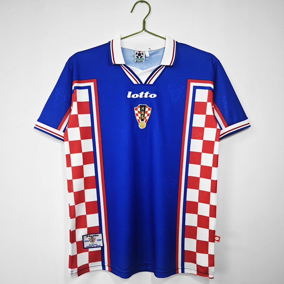 Croatia Retro Shirt 1998 Away — photo 1