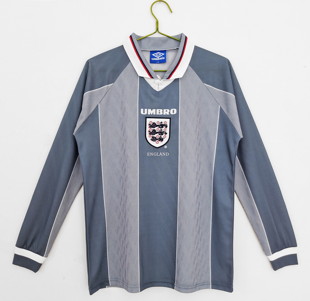 England Retro Shirt 1996 Away Long Sleeve — photo 1