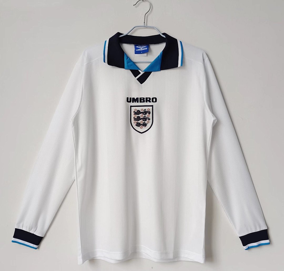 England Retro Shirt 1996 Home Long Sleeve — photo 1