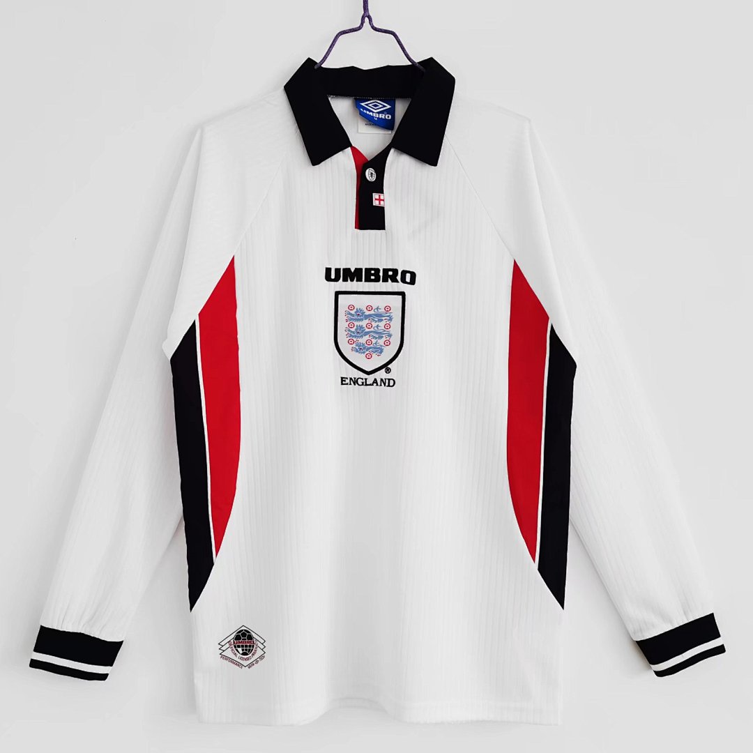 England Retro Shirt 1998 Home Long Sleeve — photo 1