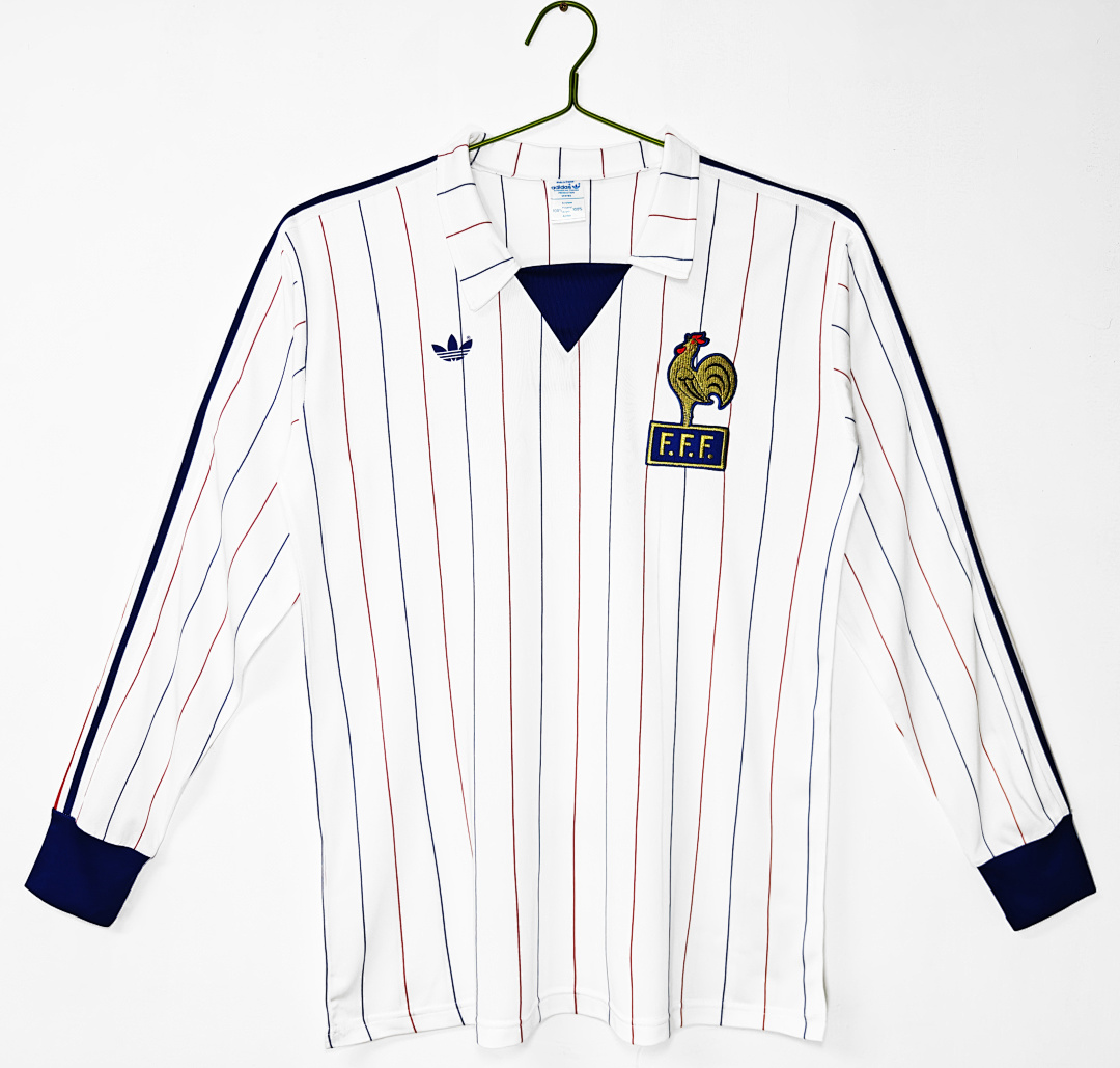 France Retro Shirt 1980/82 Away Long Sleeve — photo 1