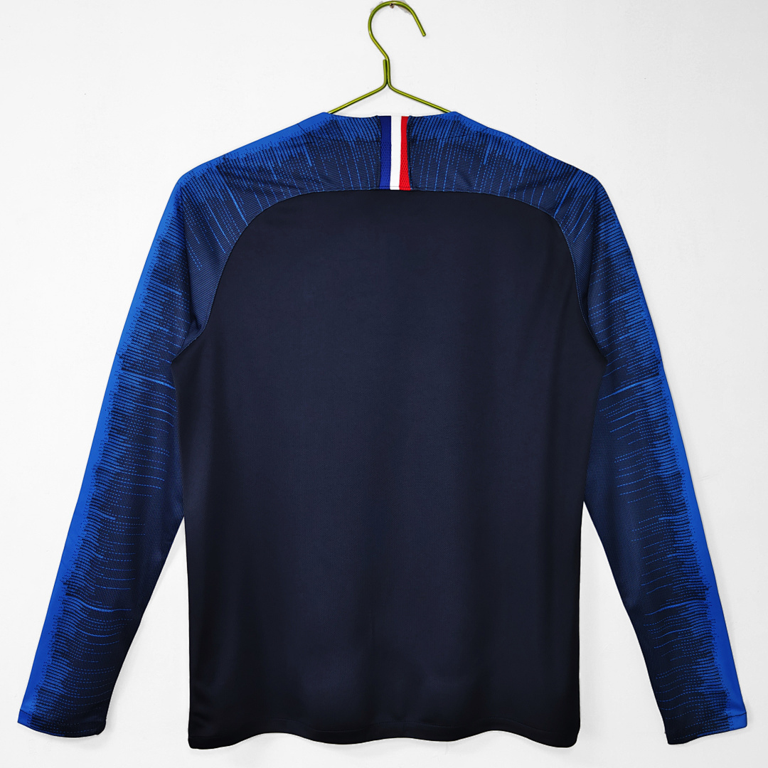 France Retro Shirt 2018 Home Long Sleeve — photo 2