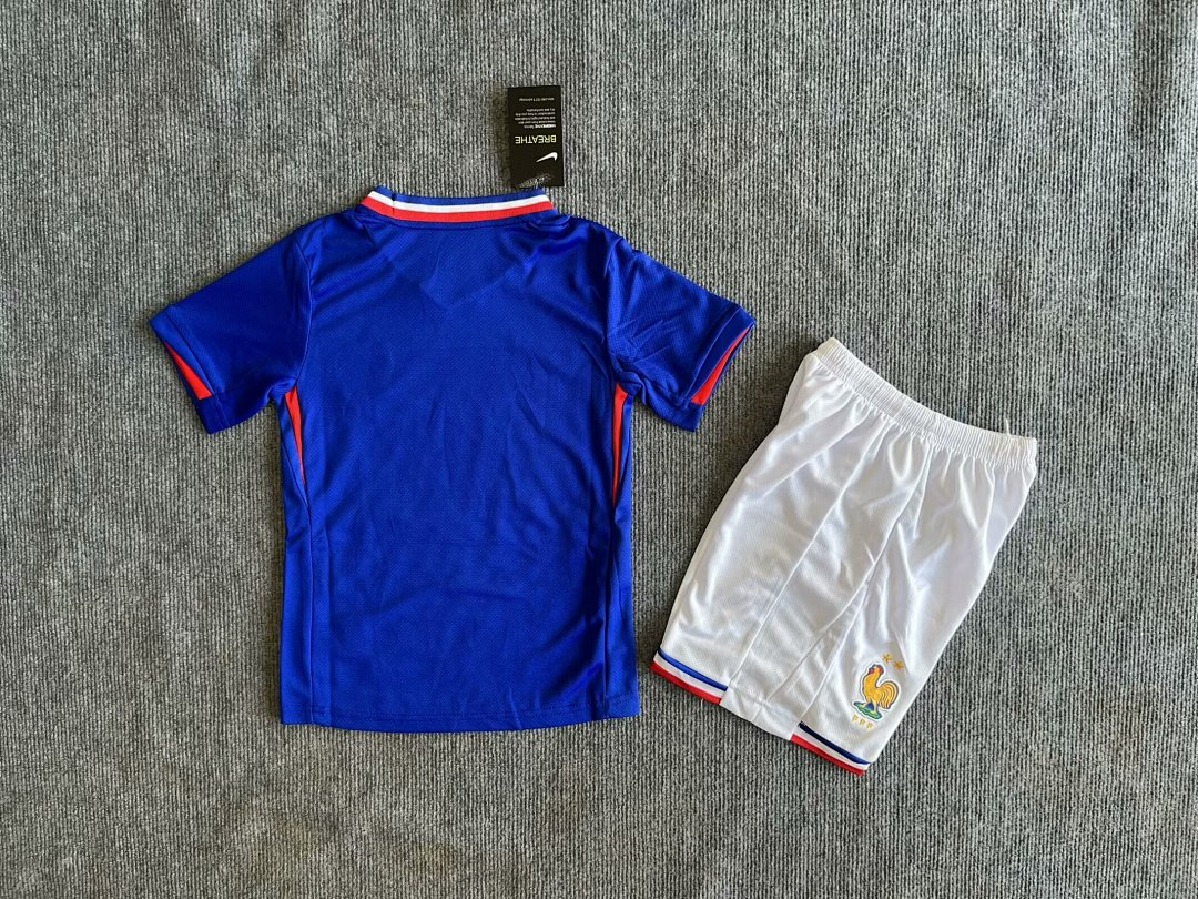 France Home Kit for Kids 2024/25 — photo 2