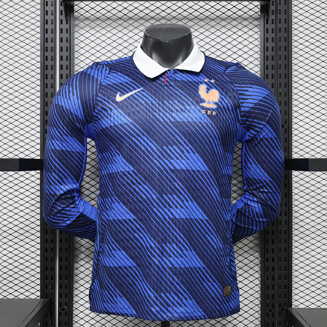 France Home Jersey Long Sleeve World Cup — photo 1