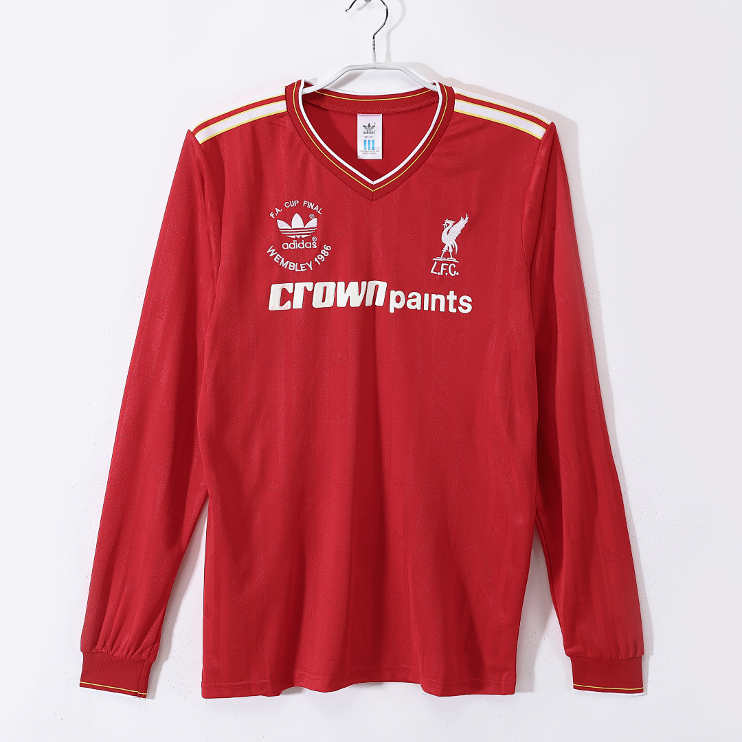Liverpool Retro Shirt 1986/87 Home Long Sleeve — photo 1