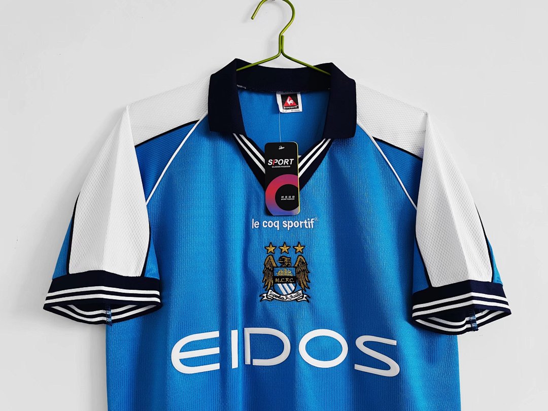 Manchester City Retro Shirt 1999/01 Home — photo 3