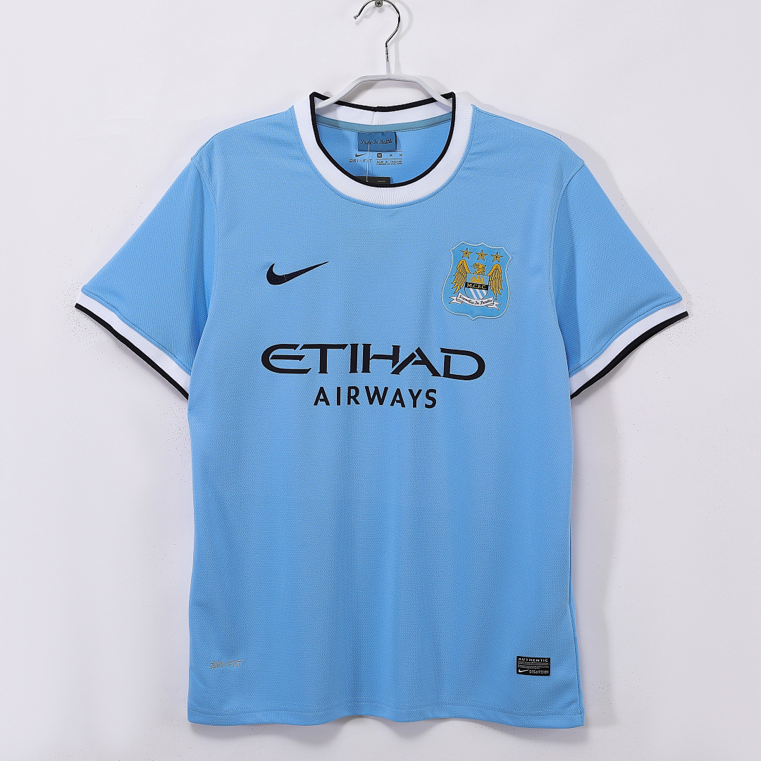 Manchester City Retro Shirt 2013/14 Home — photo 1