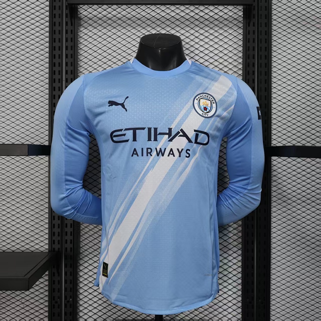 Manchester City Home Jersey Long Sleeve — photo 1