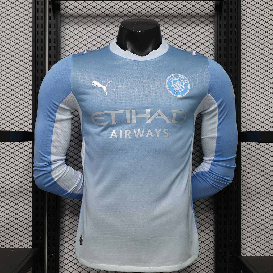 Manchester City Home Jersey Long Sleeve — photo 1