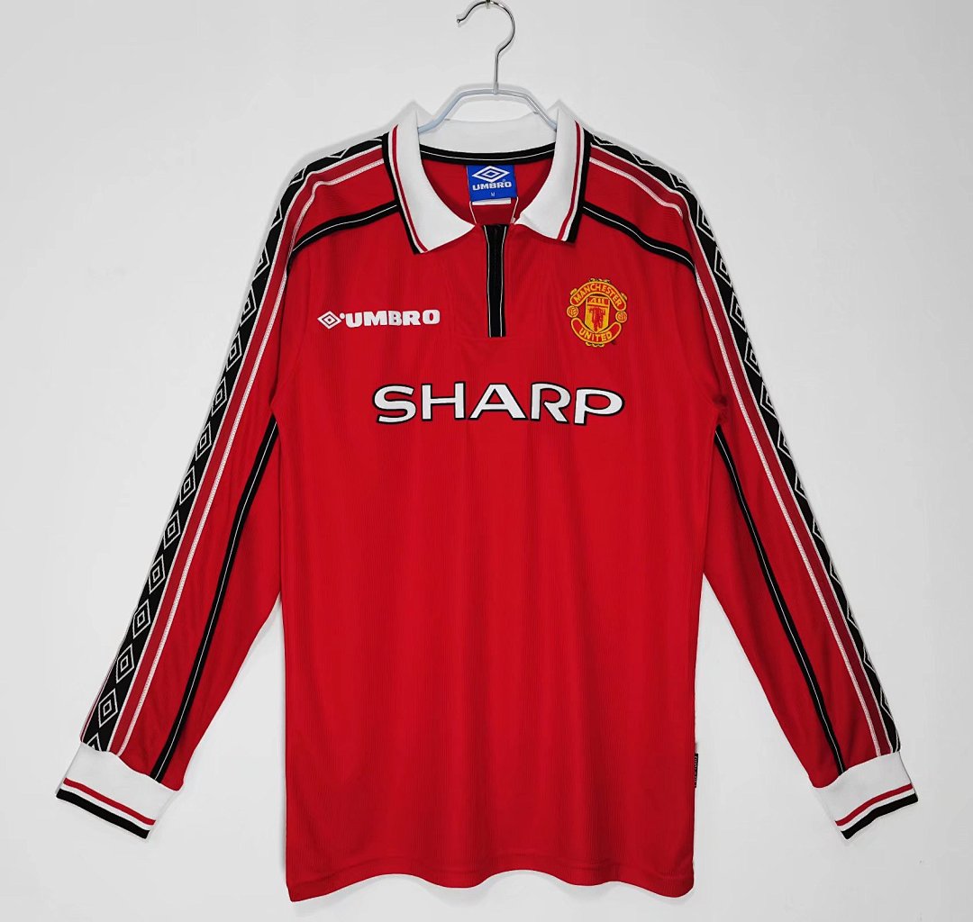 Manchester United Retro Shirt 1998/99 Home Long Sleeve — photo 1