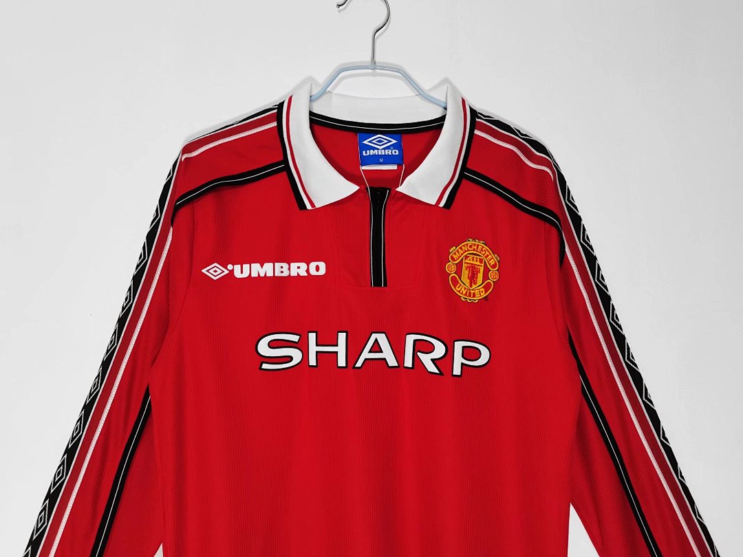 Manchester United Retro Shirt 1998/99 Home Long Sleeve — photo 3
