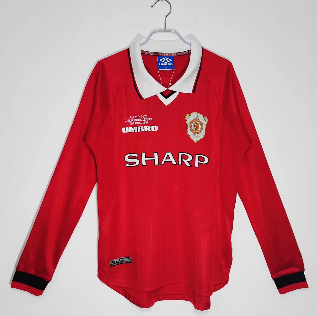 Manchester United Retro Shirt 1999/00 Home Long Sleeve — photo 1