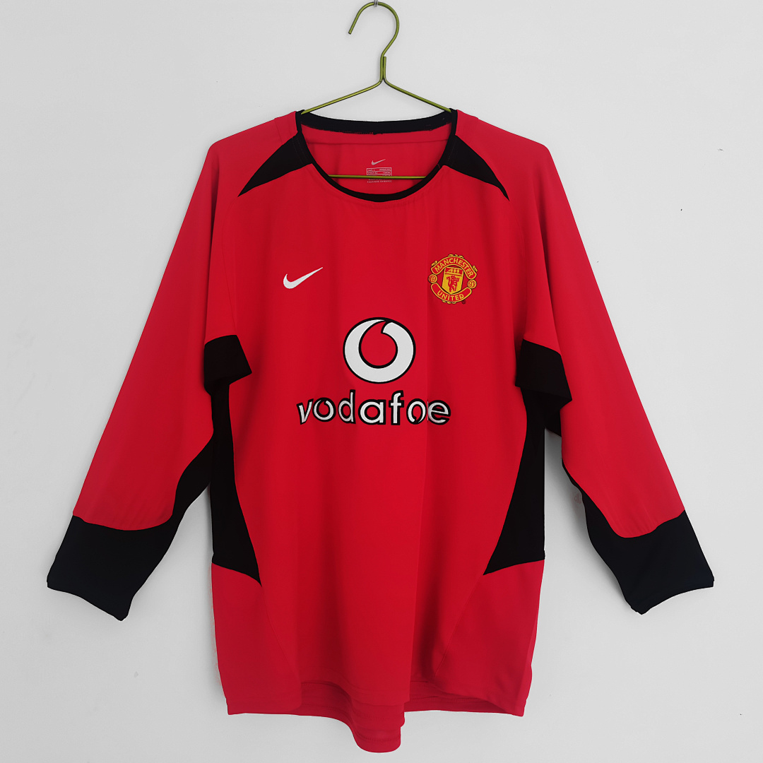 Manchester United Retro Shirt 2002/04 Home Long Sleeve — photo 1