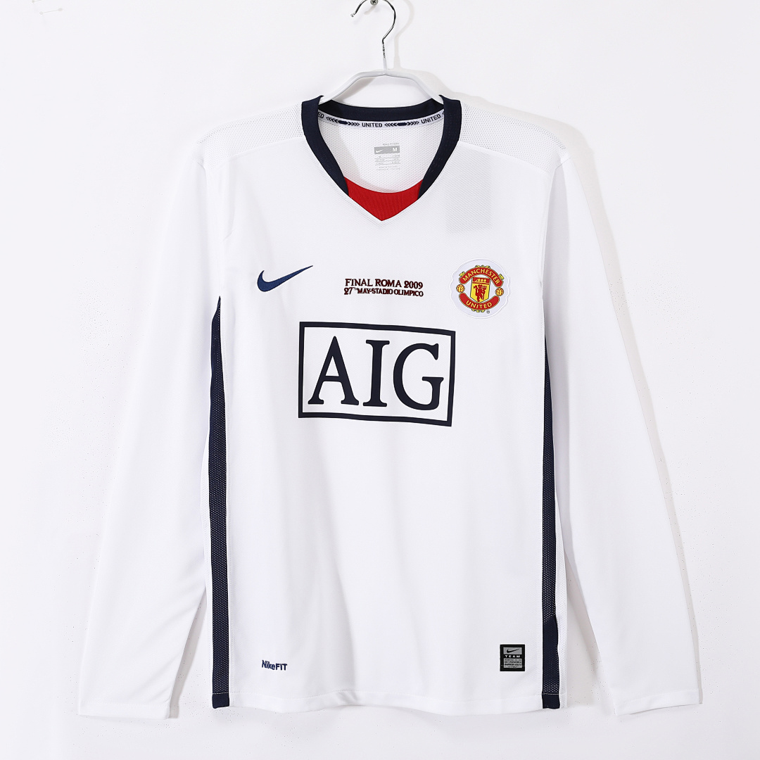 Manchester United Retro Shirt 2008/09 Away Long Sleeve — photo 1