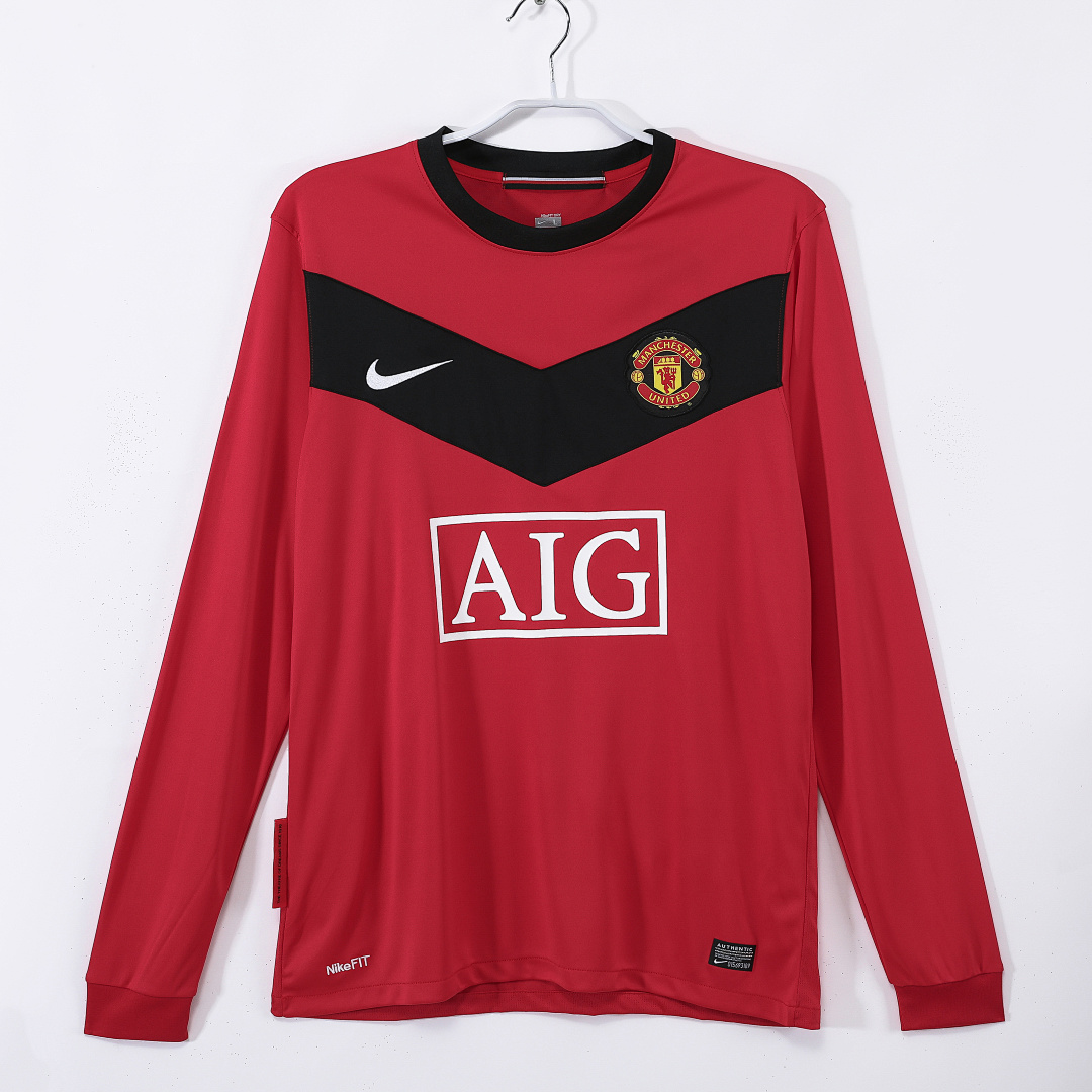 Manchester United Retro Shirt 2010 Home Long Sleeve — photo 1