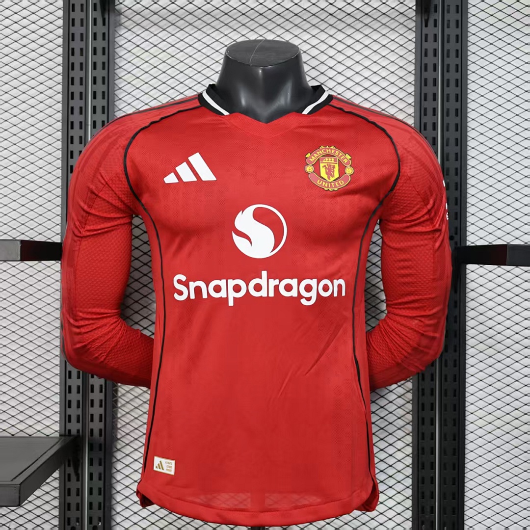 Manchester United Home Jersey 2025/26 Long Sleeve — photo 1