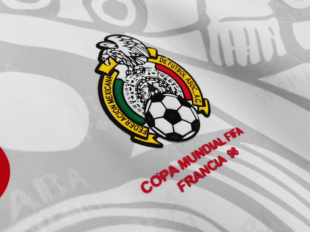 Mexico Retro Shirt 1998 Away — photo 3