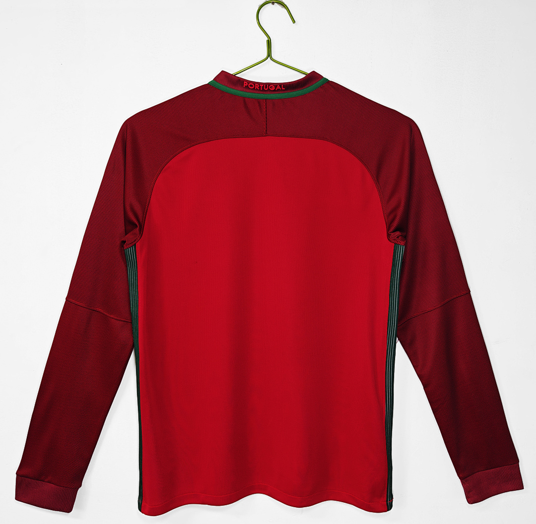 Portugal Retro Shirt 2016 Home Long Sleeve — photo 3