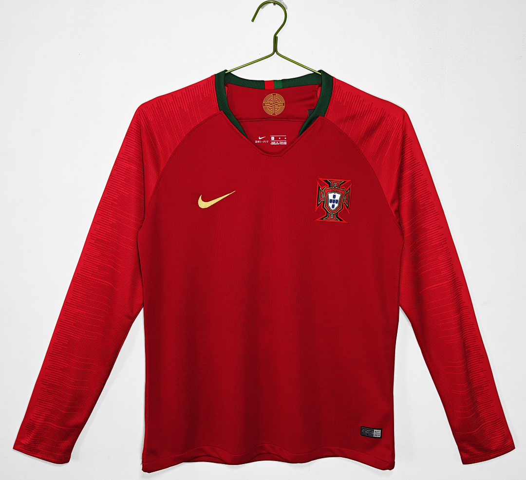 Portugal Retro Shirt 2018 Home Long Sleeve — photo 1