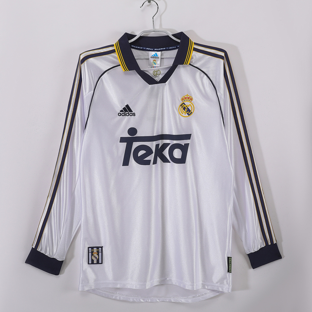 Real Madrid Retro Shirt 1998/00 Home Long Sleeve — photo 1