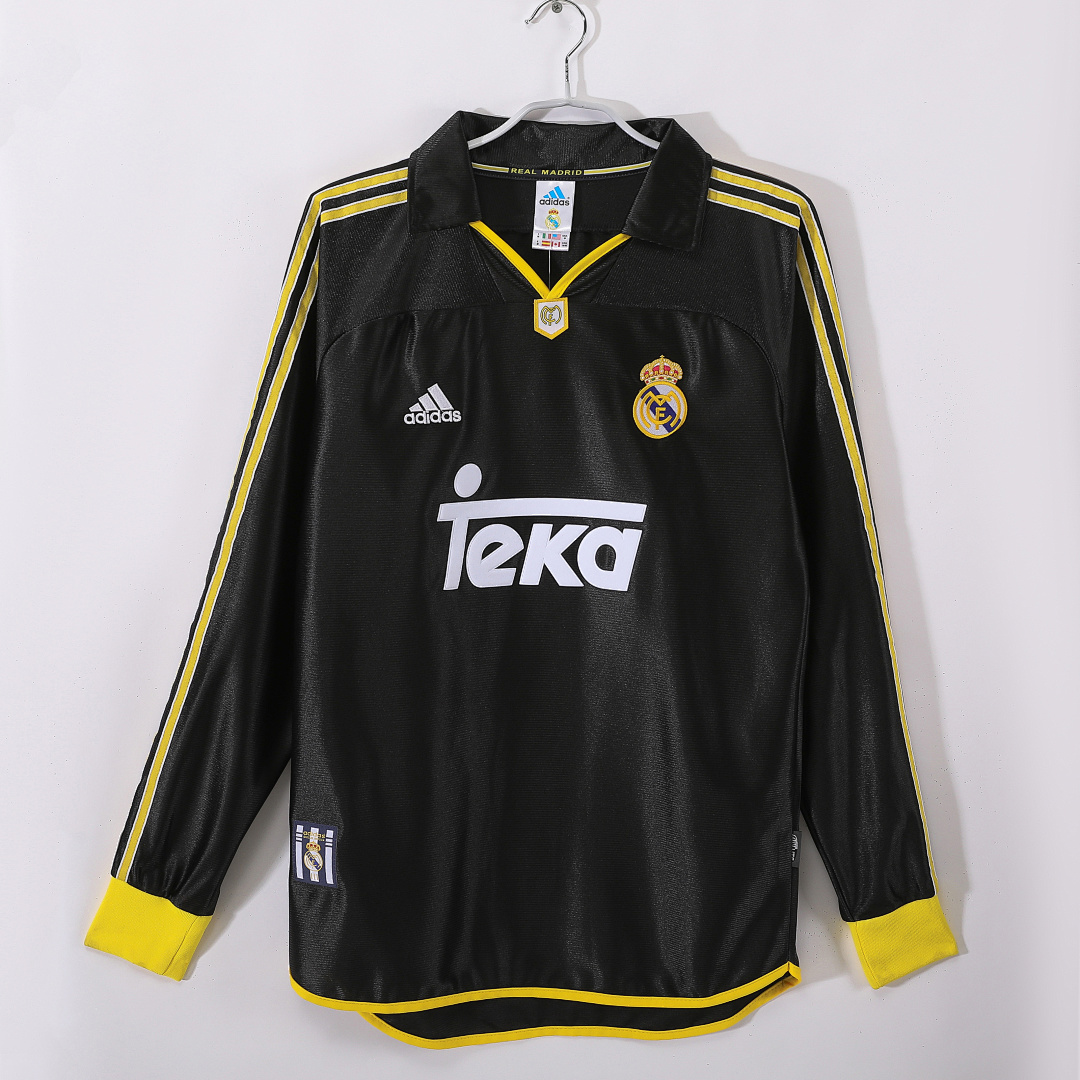 Real Madrid Retro Shirt 1999/01 Away Long Sleeve — photo 1