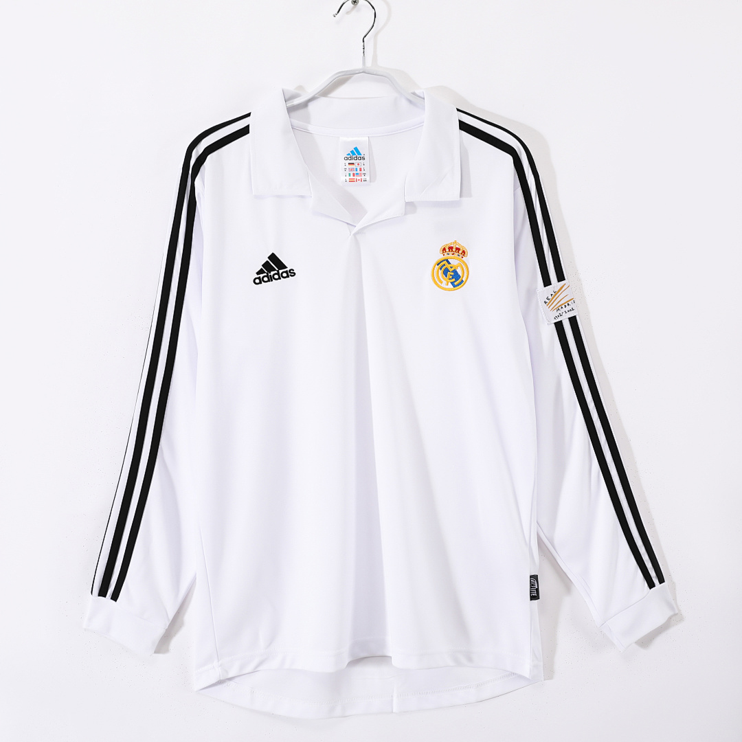 Real Madrid Retro Shirt 2002/03 Home Long Sleeve — photo 1