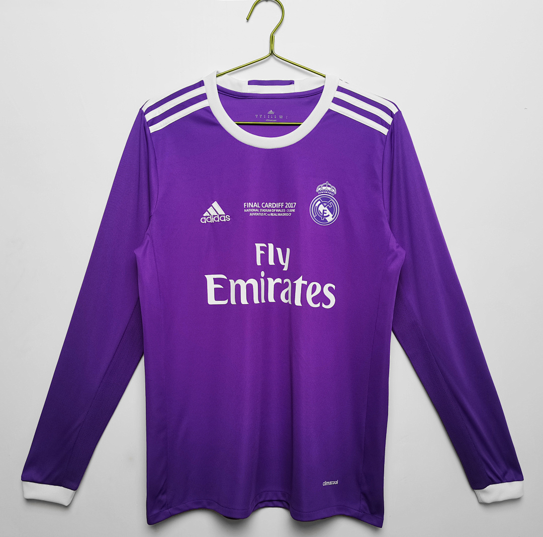 Real Madrid Retro Shirt 2016/17 Away Long Sleeve — photo 1