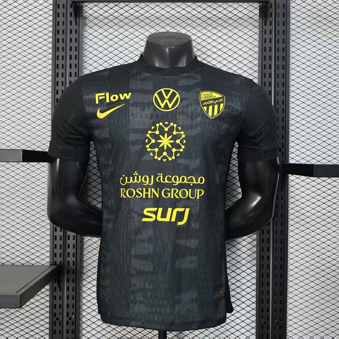 Al Ittihad Black Retro Jersey — photo 1