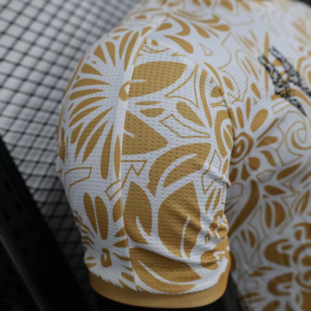Palestine White-Gold Retro Jersey — photo 2