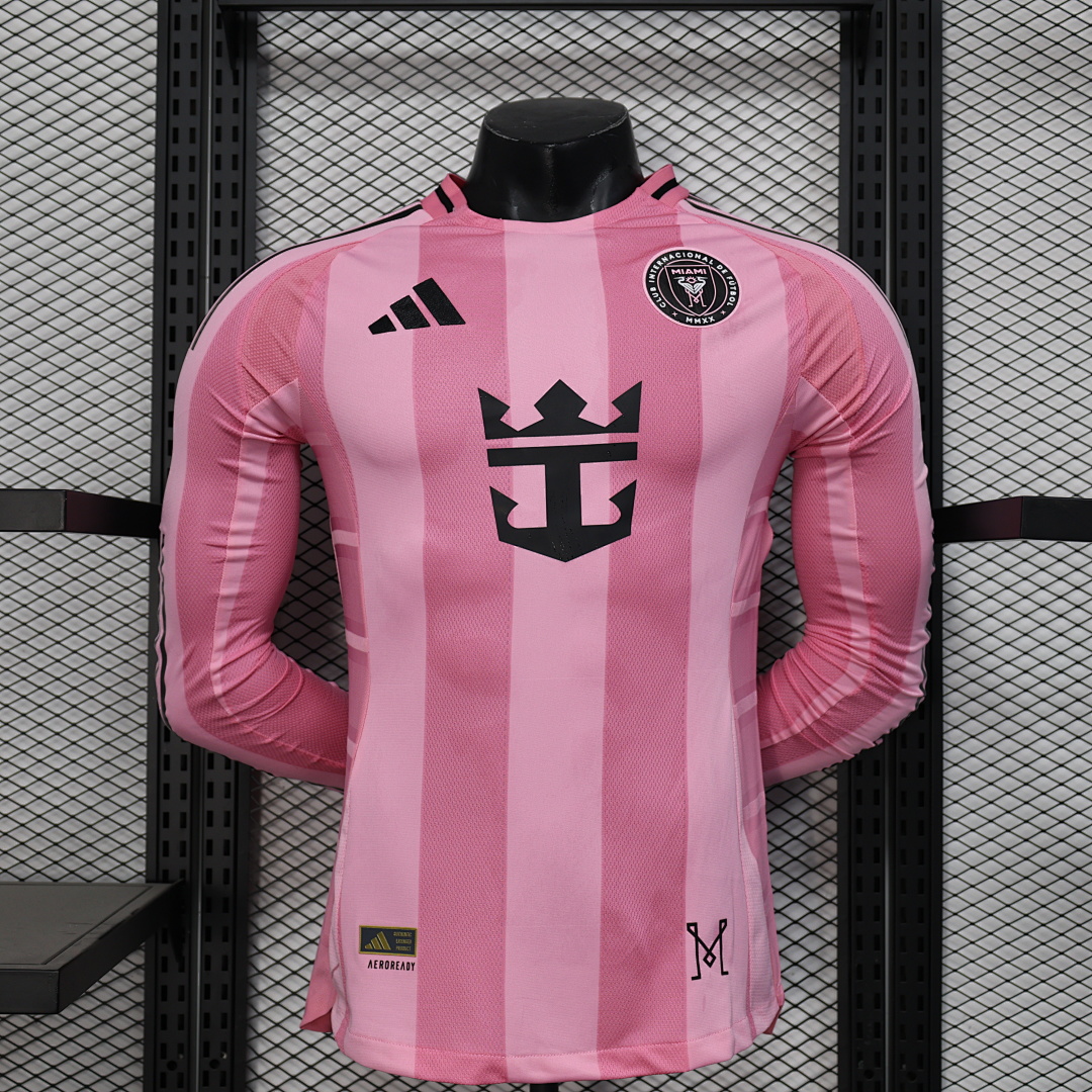 Inter Miami Pink Retro Jersey Long Sleeve — photo 1