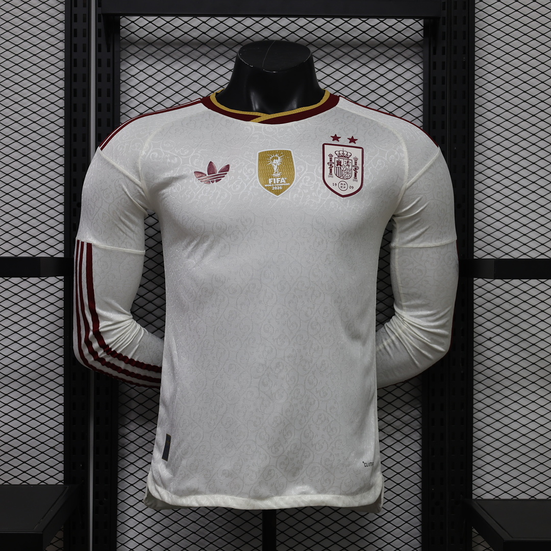 Spain Away Jersey World Cup Long Sleeve — photo 1